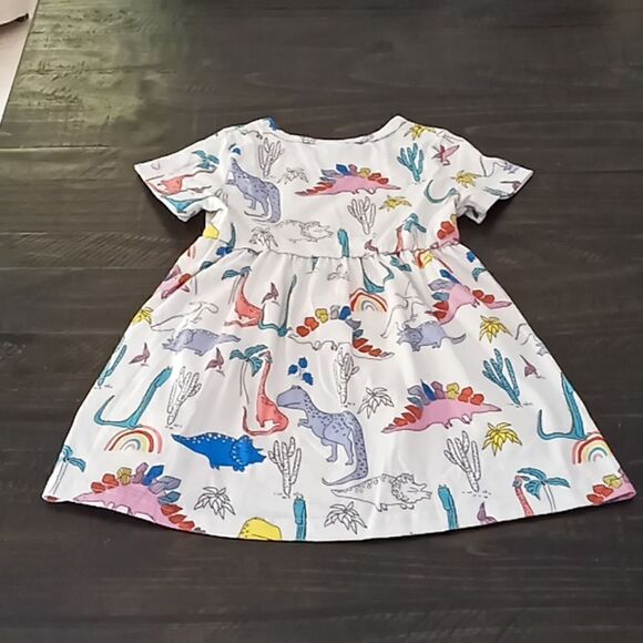 Little girls dinosaur dress size 4T great condition used once - Picture 3 of 4
